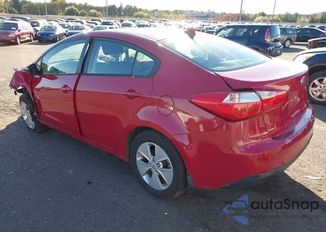 2015 Kia Forte Lx из США, поврежденный, VIN KNAFX4A6XF5289428